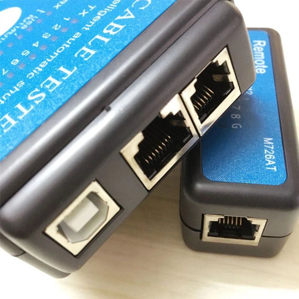 

RJ45 RJ11 Auto Scan Cable Tester With LED Indicator Intelligent LAN USB Network Ethernet Portable Breakdown Test