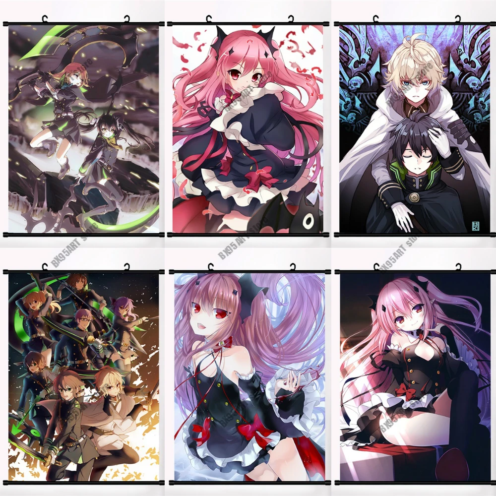 Картина на холсте аниме Owari No Seraph of The End настенные картины и принты в