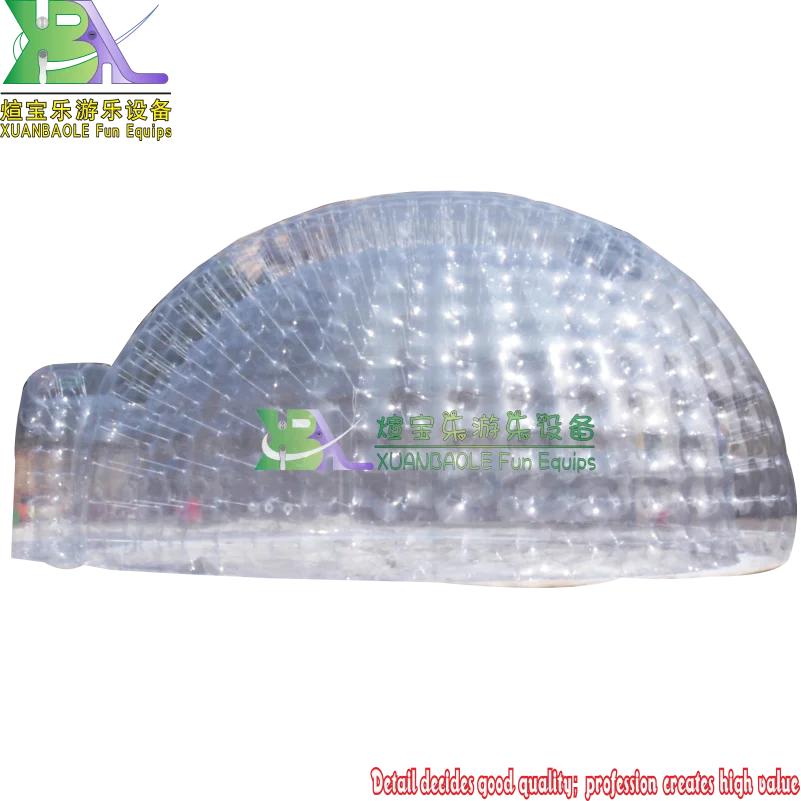 Водонепроницаемая прозрачная надувная палатка/пузырьковая купольная палатка с