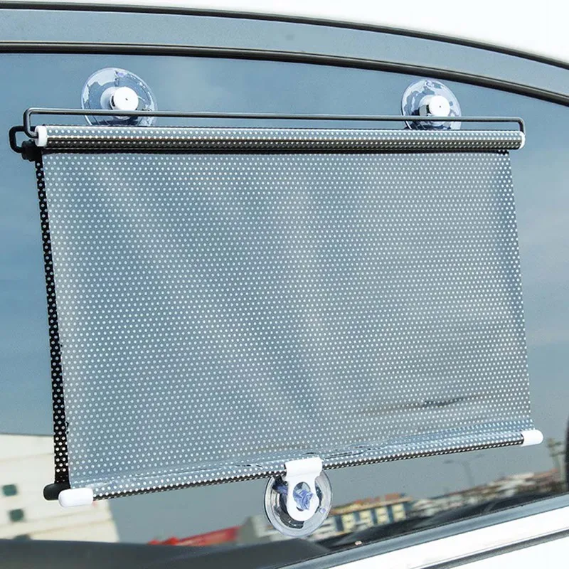 

Universal Window Sunshades PVC Auto Windows Sun Shade Car Front Rear Side Retractable Anti UV Sun Visor Accessories Protection