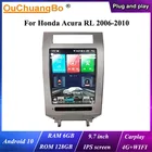 Автомобильный GPS-навигатор Ouchuangbo, Android 10, 9,7 дюйма, Тесла, для Acura RL 2006-2010 с 8 ядерным процессором 128 ГБ