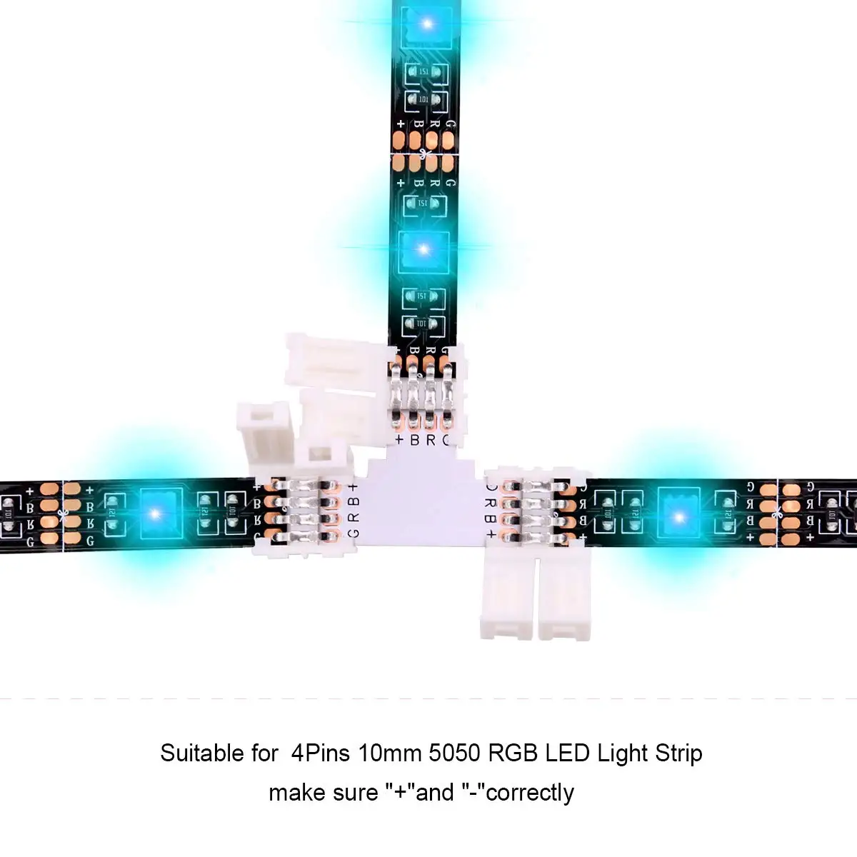 RGB 3528 5050 4Pin светодиодный светильник комплект ленточных соединителей PCB кабель PCB Зажим адаптер, предоставляет Большинство деталей для DIY