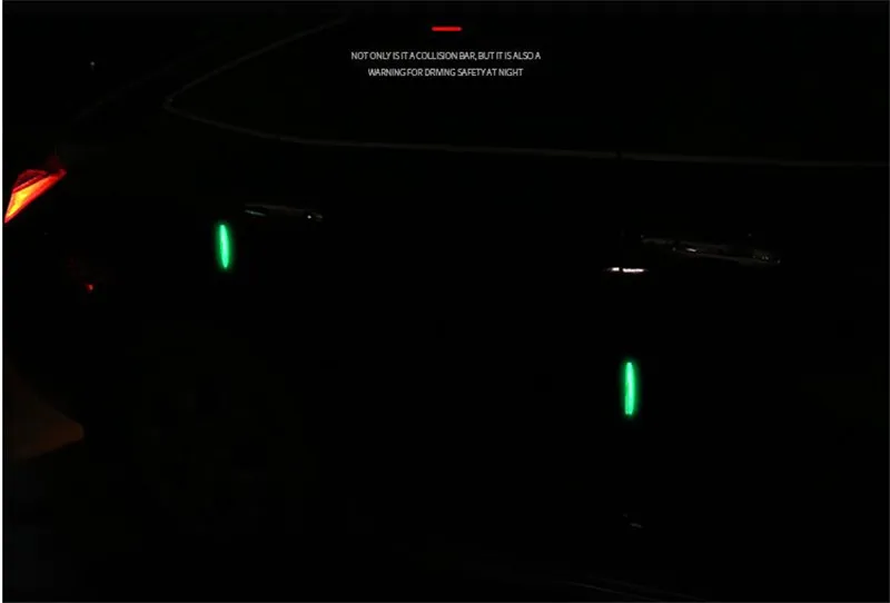 4 шт./компл. стайлинга автомобилей Молдинги край двери защита полоска для автомобильной двери авто бампер анти-защита от столкновения буфера Защитная полоска