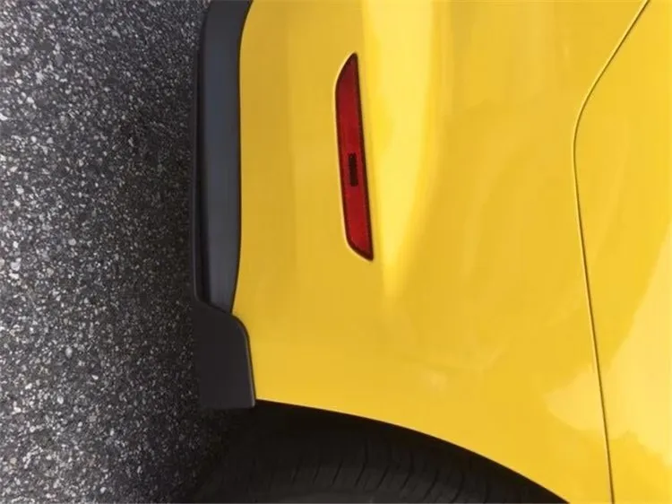 Для Ford Mustang боковая надрезаемая подкладка, abs боковая юбка обернута вокруг небольшого угла