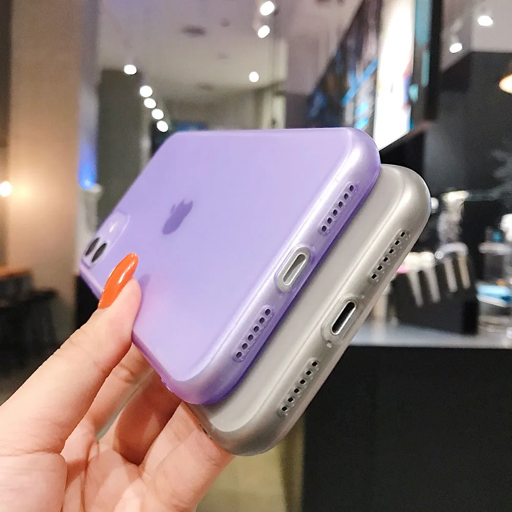 Чехол для iPhone 11 Pro Max X XR XS 8 Plus 7 6 6S SE 2 2020 SE2 iPhone11 силиконовый прозрачный мягкий