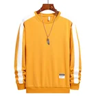 Прямая поставка, Новинка осени 2021, свитер с длинным рукавом, корейский Повседневный пуловер с круглым вырезом, мужская рубашка