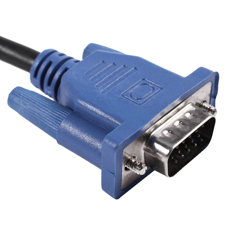 USB кабель HD15 Pin to HD 15 VGA 3 метра черный| |