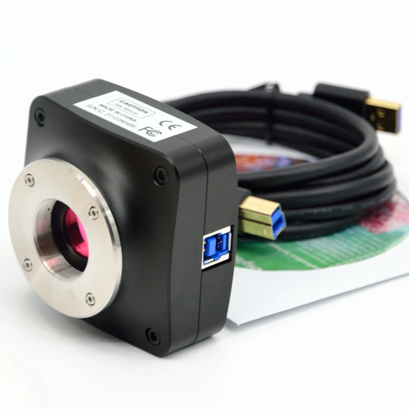 

High Sensitivity 60fps 12MP-45MP SONY IMX305 USB3.0 Fluorescent Microscope Camera for Darkfield and Fluorescence Micr