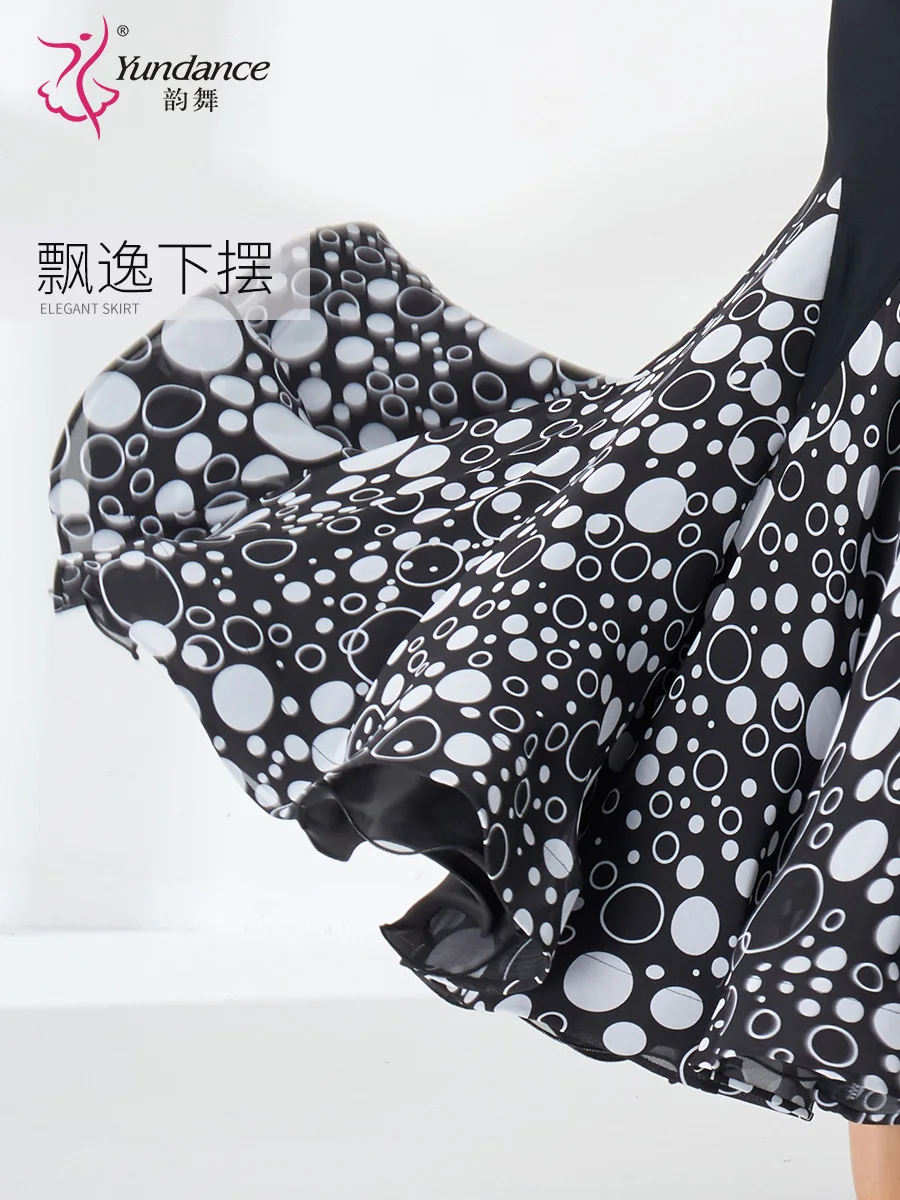 Женское танцевальное платье летнее для латинских танцев женщин румбы/чачи M2027 |