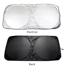 Автомобильный портативный складной солнцезащитный козырек на лобовое стекло, солнцезащитный козырек с УФ-покрытием для Peugeot автомобиля 3008 307 308 4008 407 607 RCZ 206CC