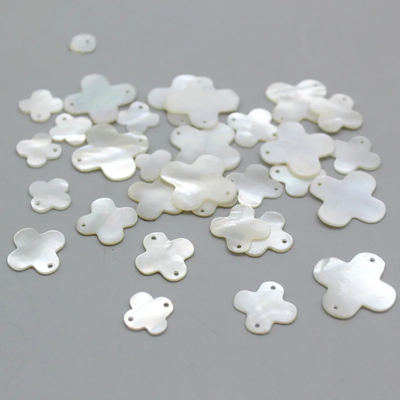 Натуральный белый кулон в форме бабочки перламутровый крест 5 шт./пакет сделай