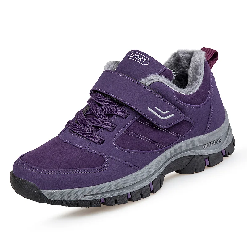 

2021 Winter Snowfield Shoes Women Sneakers Outdoor Casual Shoes Men Women Walking Tennis Sports Shoes Plus Velvet Zapatos Mujer
