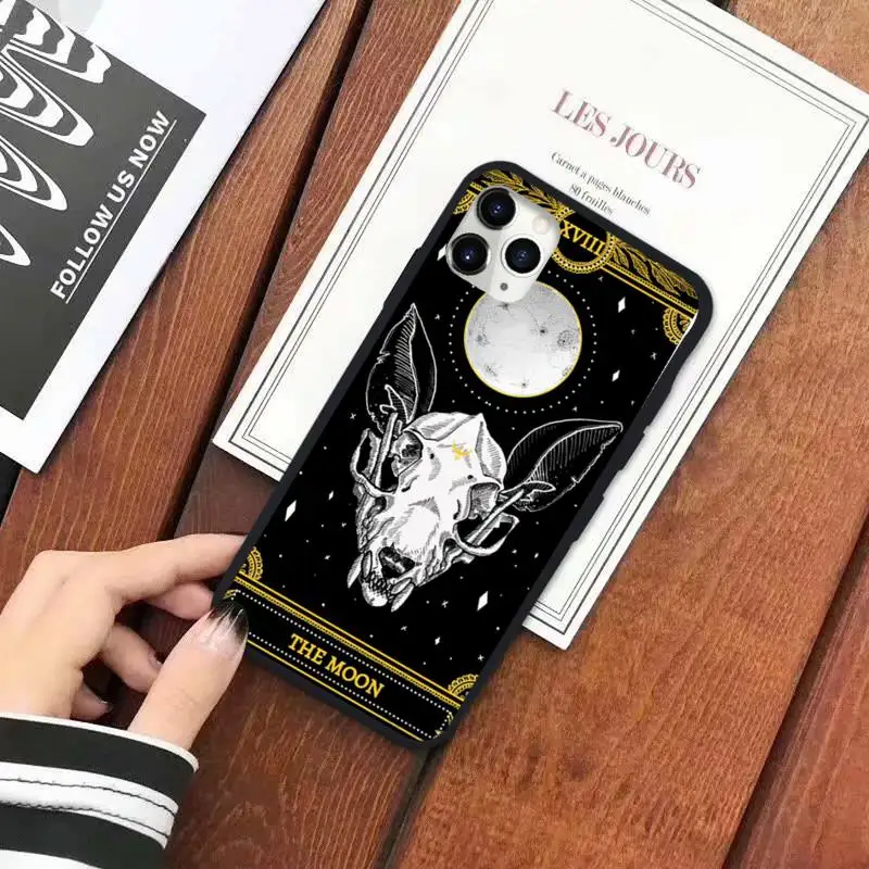

Death Tarot grim Reaper horror Phone Case for iPhone 11 12 pro XS MAX 8 7 6 6S Plus X 5S SE 2020 XR