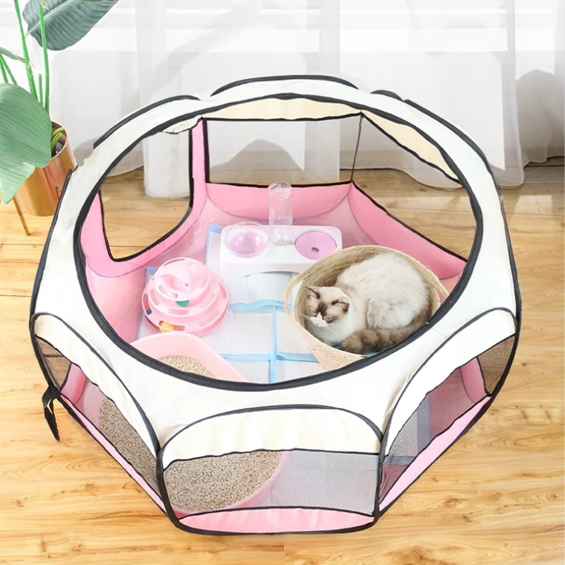 

Cat Delivery Room Cat Nest Tent Pet Dog Pregnancy Closed Breeding Waiting Box Cat Production Supplies Full Set