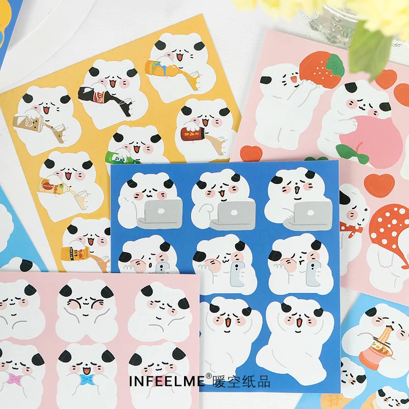 infeel.me Sticker Signs Motion Series Cartoon Hand Account Album Decoration Sealing Paste 4 | Дом и сад
