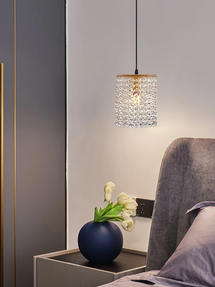

Crystal Pendent Light For Bedroom Beside LED Chandelier Pendant Lamp Hotel Application Modern Chandelier Light For Dining Room