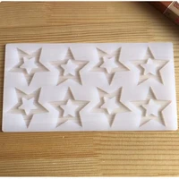 100pcs 3d star shape silicone mold cake decorating tools cupcake silicone mold chocolate mould decor muffin pan baking