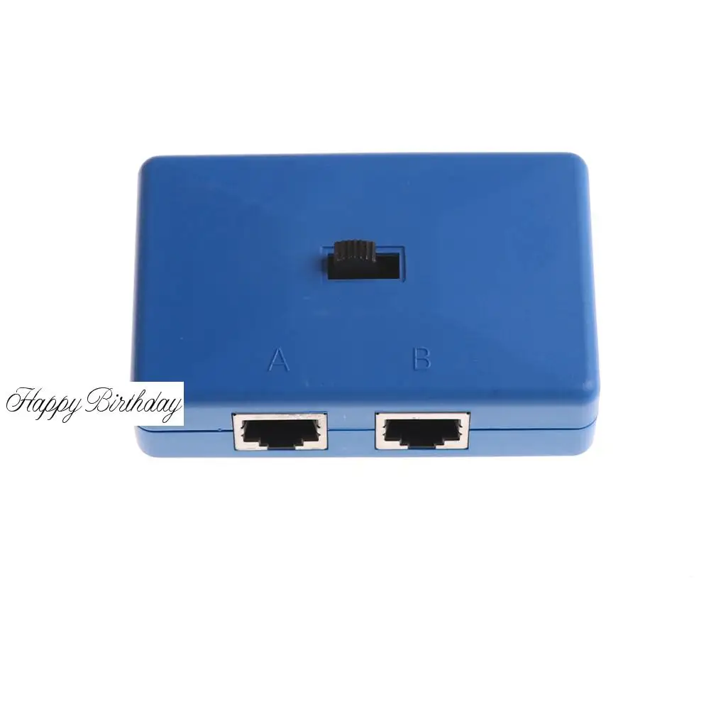 

Мини-Разветвитель Rj45 для внутренней/внешней сети с 2 портами