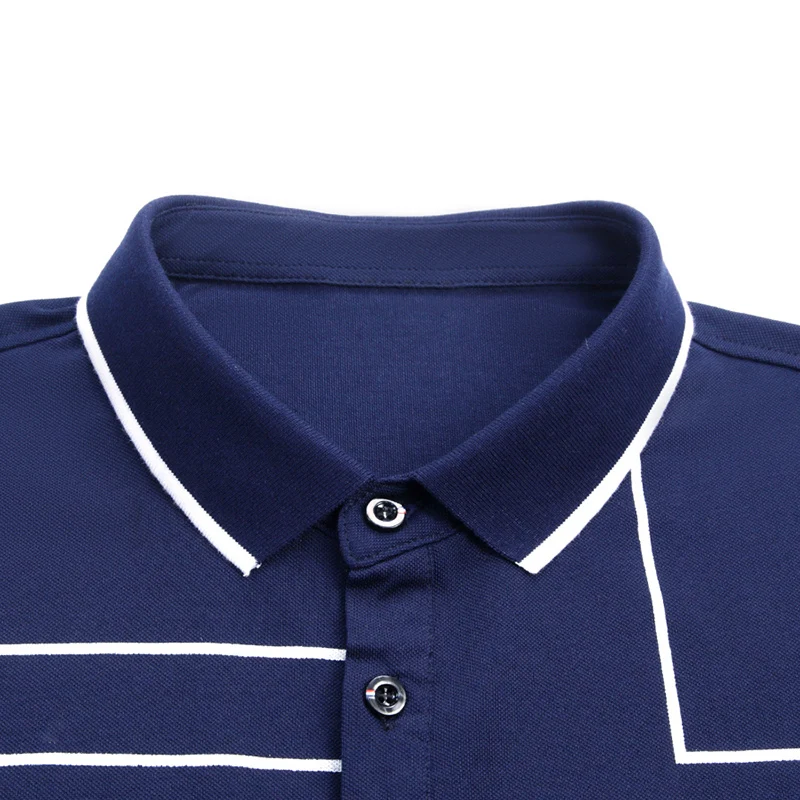 

2021 New Fashion Brand Polo Shirt Men's Plaid Top Grade Summer Short Sleeve Slim Fit Cotton Boys Poloshirt Casual Men's Clothing