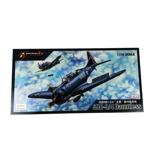 

US Stock 1/18 SBD-3/4 Dauntless Dive Bomber Trumpeter Airplane Aircraft 61801 TH05357-SMT5