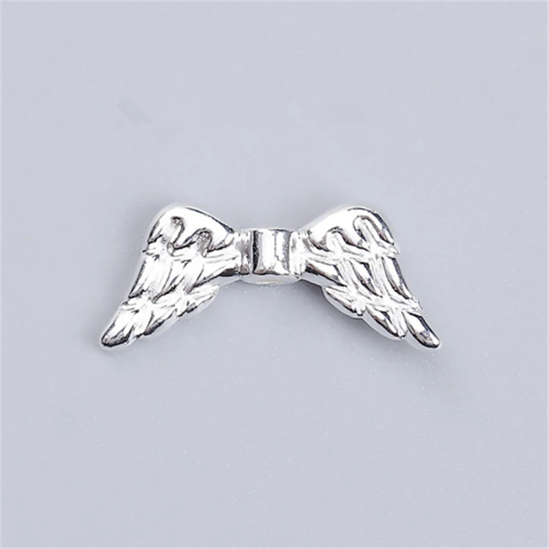 DoreenBeads цинковая основа Φ Wing серебряный цвет фурнитура сделай сам 19 мм (6/8 дюйма) x 8