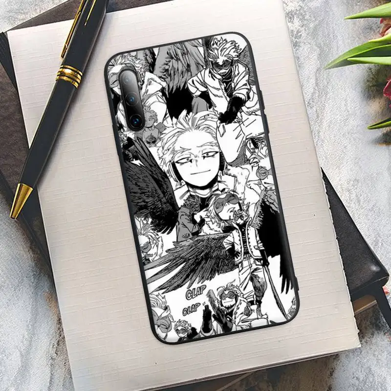 

Hawks Coat Anime Black Silicone Cell Phone Cover For Xiaomi Mi 6 A2 8 10 Lite 9 Se 9t Pro A1 Note 10 Lite Case