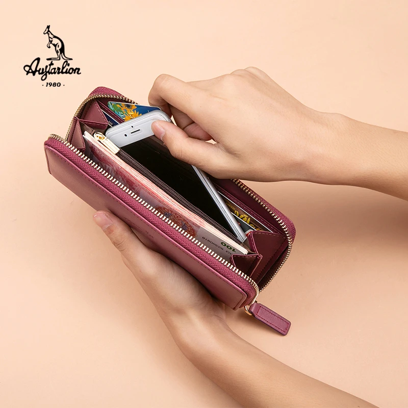 Cartera Mujer кошелек на молнии для монет держатель карт Clutchn Лидирующий бренд женский
