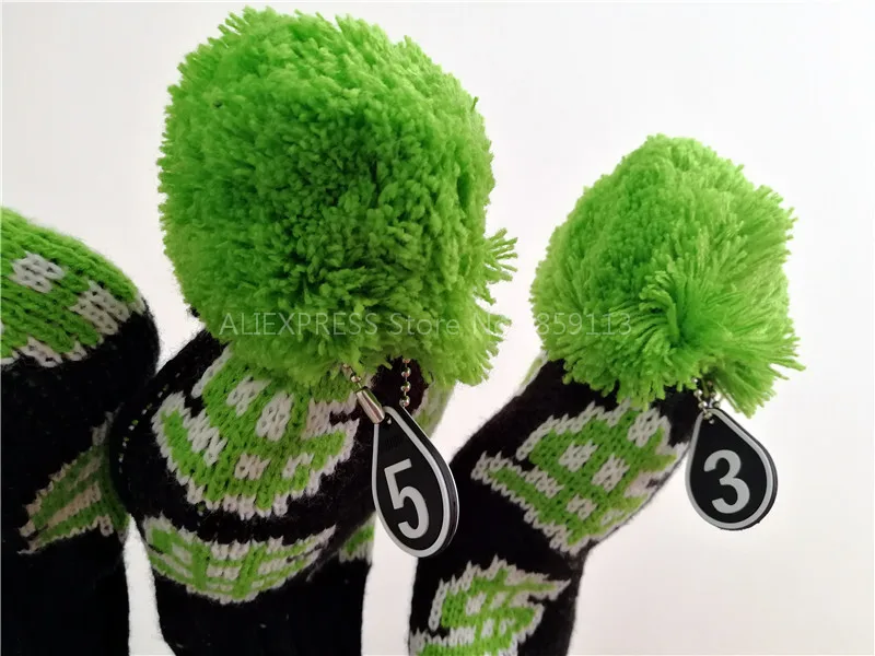 Новинка головной убор с помпоном для наличных денег гольф-Вудса вязаные головные