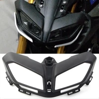 mt 09 fz 09 2017 2019 motorcycle front headlight guard cover for yamaha mt09 fz09 2017 2018 2019 matte black abs plastic