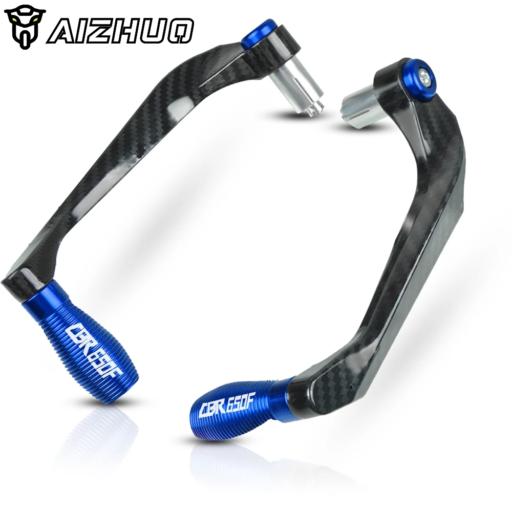 blue 7/8" 22mm Motorcycle Lever Guard Brake Clutch Lever Protector Proguard For HONDA CBR650F CBR 650F CBR 650 F - Цвет: blue
