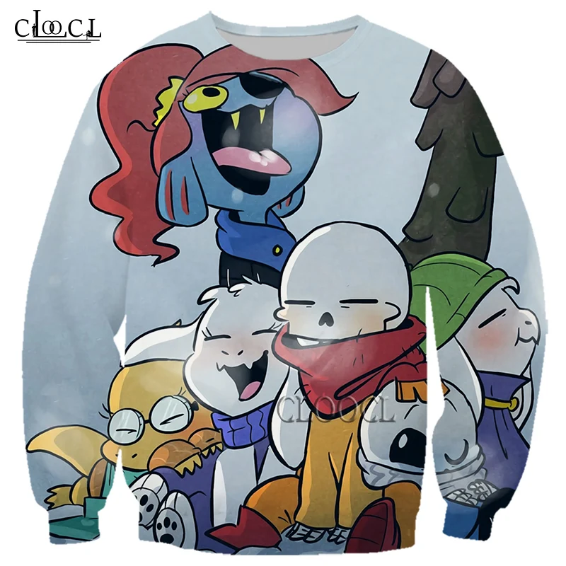 

HX Fashion Mens Women Popular Game Undertale 3D Print Sweatshirt Harajuku Autumn Streetwear Casual Tracksuit Drop Shipping