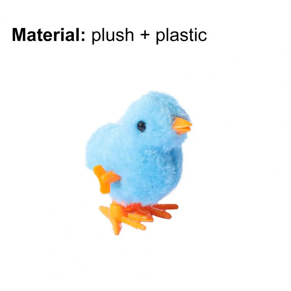 5Pcs Plush Chick Cartoon Soft Colorful Plush Baby Chick Jumping Toy for Gift