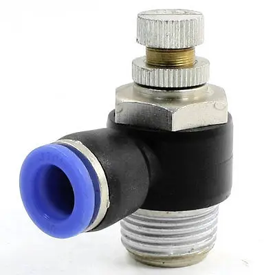 10 мм диаметр трубки 20 резьбовой Пневматический регулятор скорости быстрый