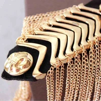 one piece breastpin tassels shoulder board mark knot epaulet metal patches badges applique for clothing ee 2596