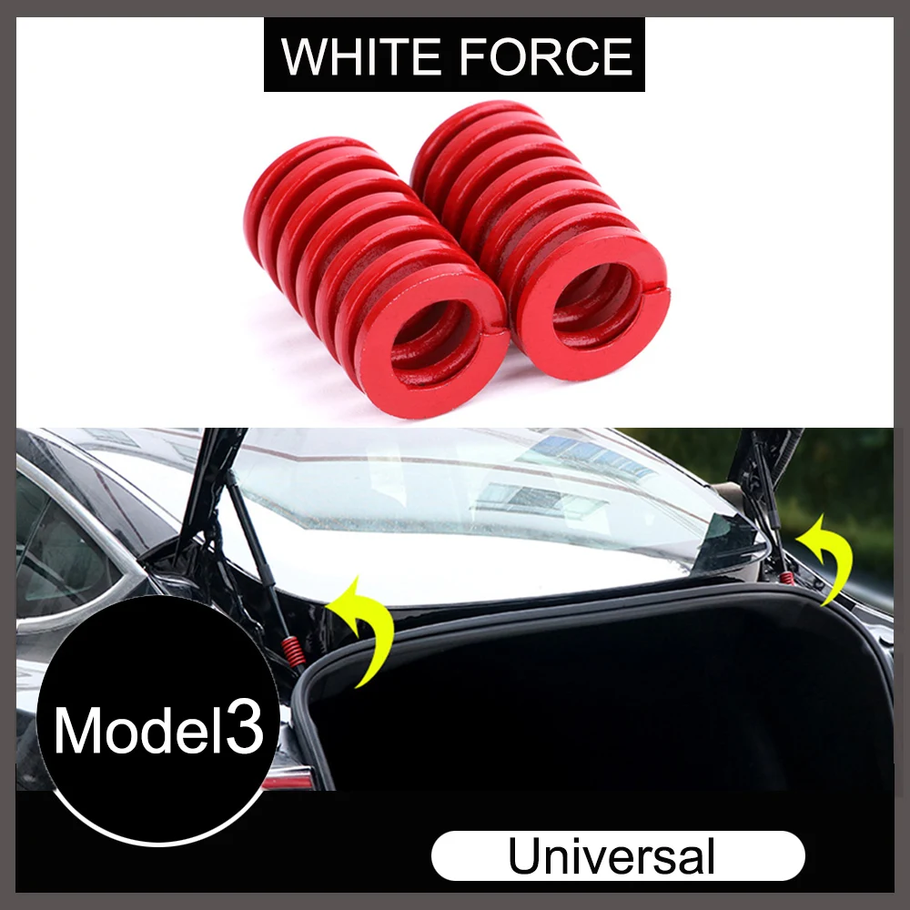 

for Tesla Model 3 Trunk Medium Load 2Pcs 25mm OD 40mm Length Compression Mould Die Springs Rear Trunk Tailgate Strut Die Springs
