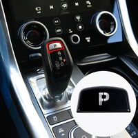 alloy shift gear head p button sticker cover for lr range rover sport 2014 2017 car handle durable stickers