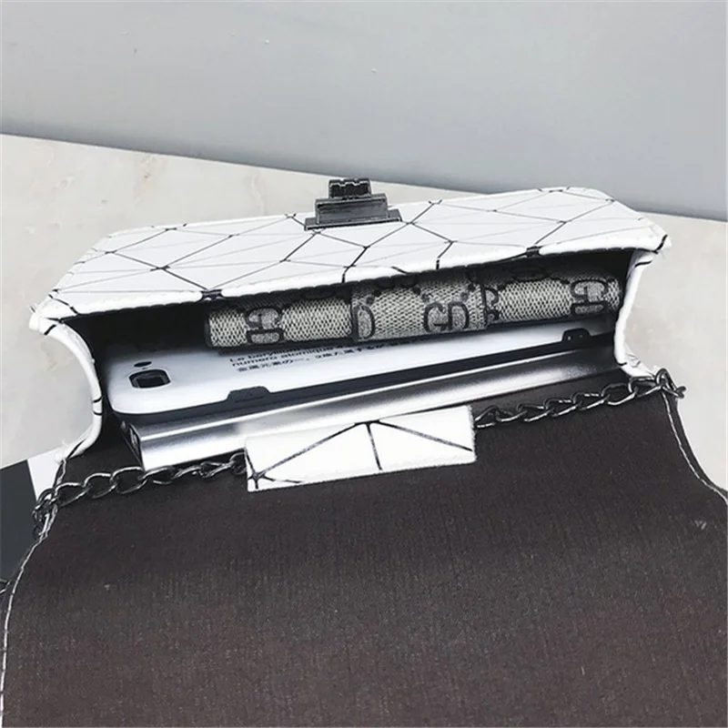 

Bags for Women 2021 Fashionable Shoulder Bags Female Messenger Bag Handbag Chain Wild Crack Printing Wild Crossbody Bag