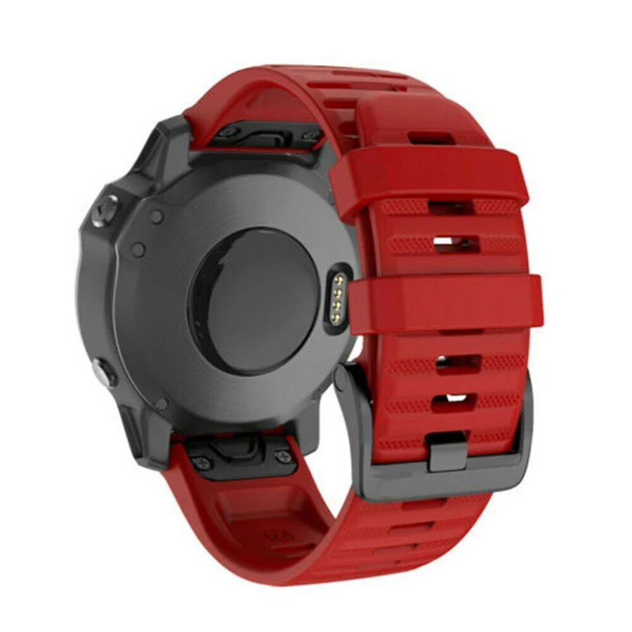 Для Garmin Fenix6S 6 6X силиконовый ремешок 20 мм/22 мм/26 мм, ремешок для смарт-часов для Fenix5S чехлы для айфонов 5 5X3 3HR наручных часах спортивный браслет