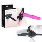 7 Скорость вибратор Strapon для Для женщин силиконовые ремешки ons, большой фаллоимитатор Вибрационный ремень-ons Пенис Анальная пробка лесбийские пары