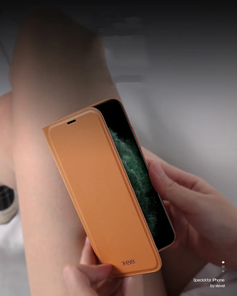 X-Level Чехол-книжка с бумажником для iPhone 11 Pro Max, с карманами для карт, с функцией подставки, чехол-книжка для iPhone 11 Pro