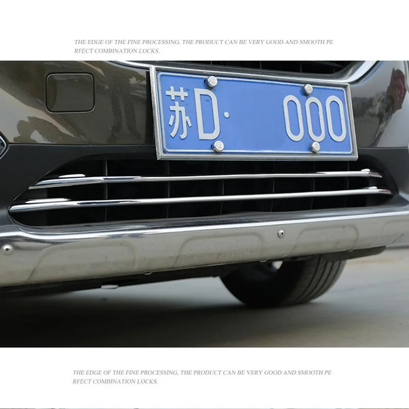 2 шт. светильник йки на автомобильный чехол из нержавеющей стали для peugeot 3008 2013