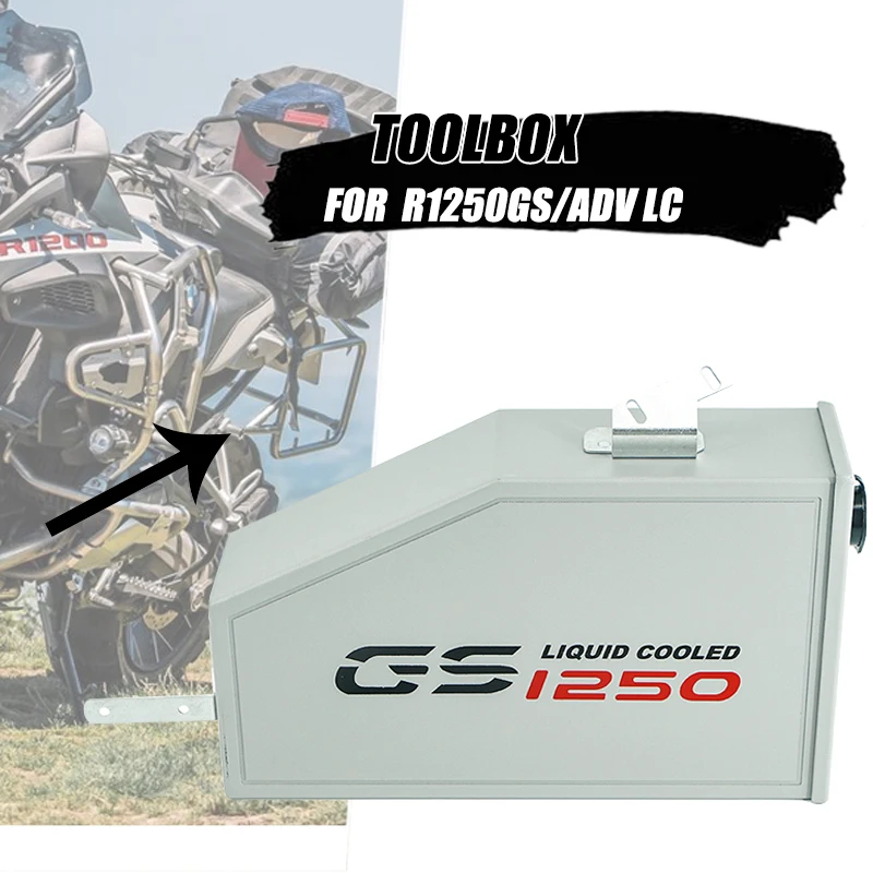 Tool Box For BMW R1250GS ADV LC R1250 GS/Adventure R 1250 2019-2020 Decorative  Left Side Bracket5 Liters Aluminum box