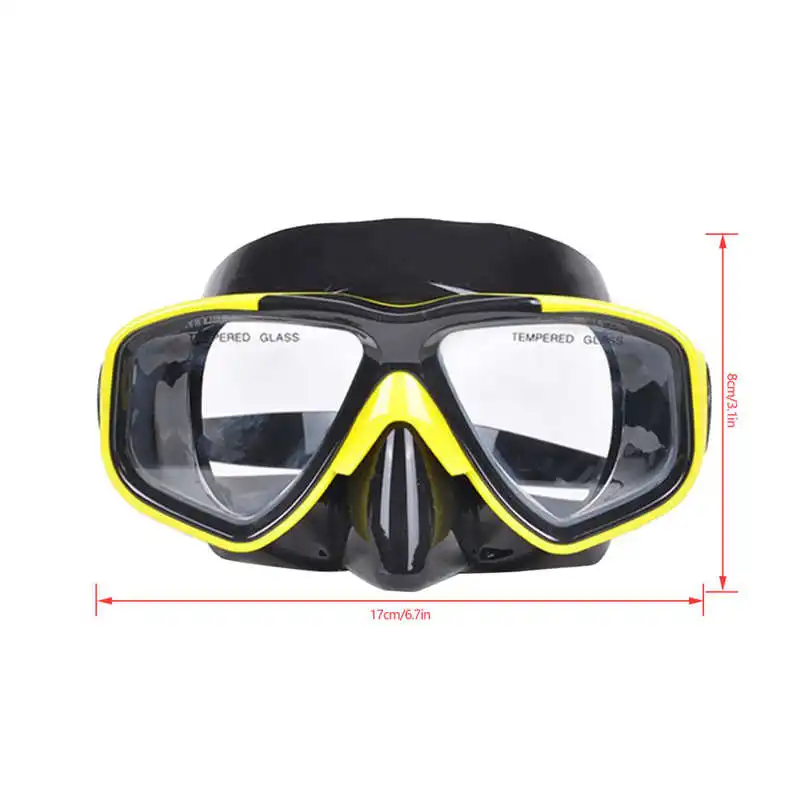 Для подводного плавания противотуманные очки набор силиконовых панорамный
