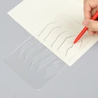 Новинка трафарет для практики бровей Шаблон для бровей губ для детской окраски бровей товары для тренировок начинающих