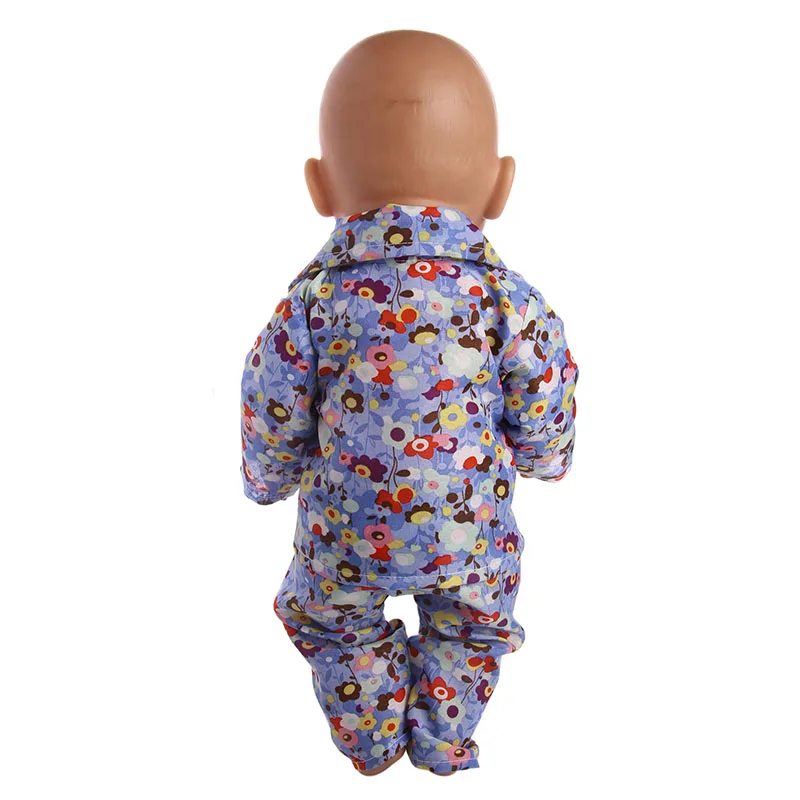 Кукольная Пижама ручной работы одежда для американской девочки 18 дюймов 43 см