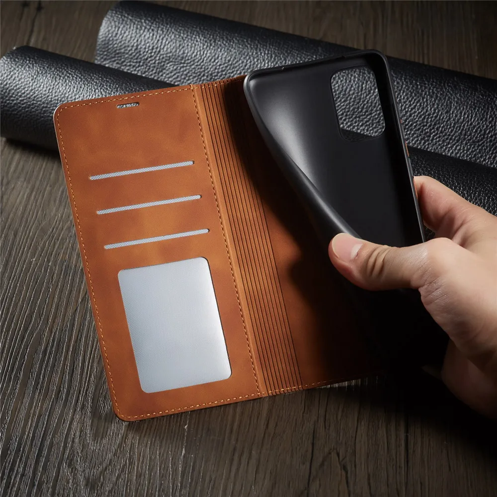 Leather A52 A72 Case For Samsung Galaxy S21 S20 Ultra S10 S9 S8 Plus A51 A71 A53 A33 A23 A13 A21S A12 A31 Flip Wallet Bag Cover
