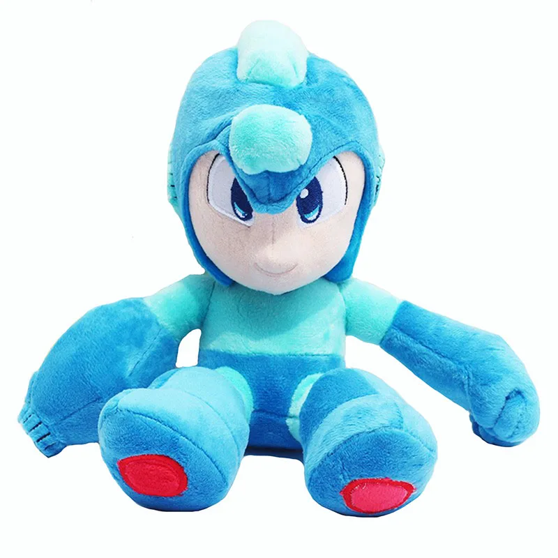 Плюшевая игрушка Megaman 27 см плюшевая Rockman Мультяшные Аниме Мягкие куклы для детей