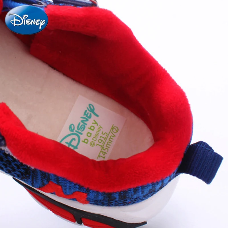 Дисней детская хлопковая обувь осень зима Микки Минни спортивная 2019 новая теплая