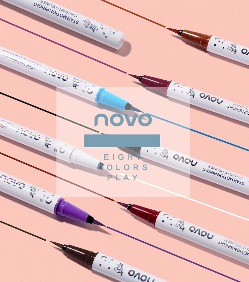 Цветная Матовая жидкая подводка-карандаш водостойкая Стойкая подводка для глаз