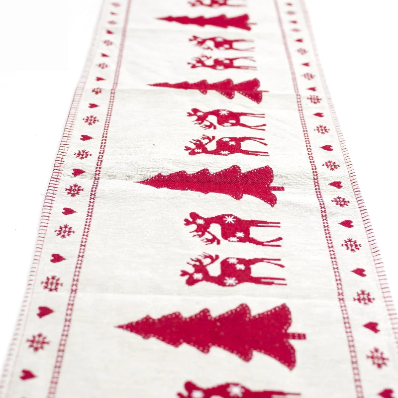 Хлопковая льняная скатерть с милым рисунком для украшения дома вечерние дьбы